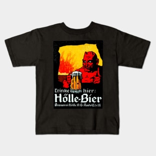 1905 Beer Drinking Devil Kids T-Shirt